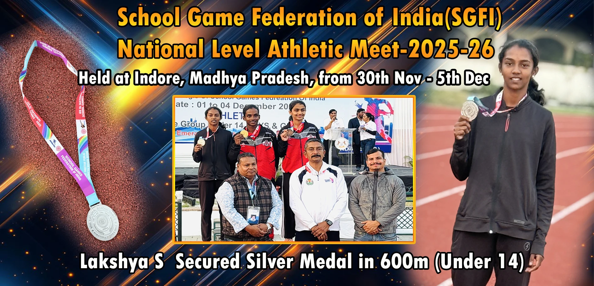 SGFI National Level Athletic Meet-2025-26