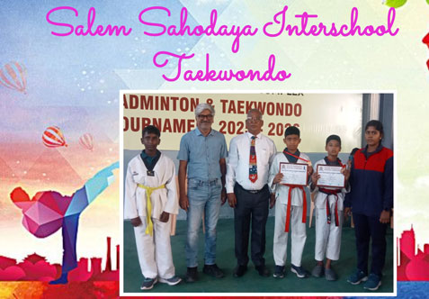 We are thrilled to announce a remarkable achievement by our students in the 𝗦𝗮𝗹𝗲𝗺 𝗦𝗮𝗵𝗼𝗱𝗮𝘆𝗮𝗜𝗻𝘁𝗲𝗿𝘀𝗰𝗵𝗼𝗼𝗹𝗧𝗮𝗲𝗸𝘄𝗼𝗻𝗱𝗼 Competition, held on August 20, 2025, at Central Learning Campus (CBSE), Yercaud.