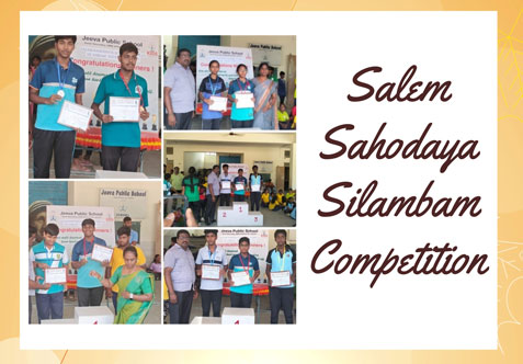 We are delighted to share the outstanding performance of our students in the Salem Sahodaya Silambam Competition held on Saturday the September 6, 2025, at Jeeva Public School, Salem.
