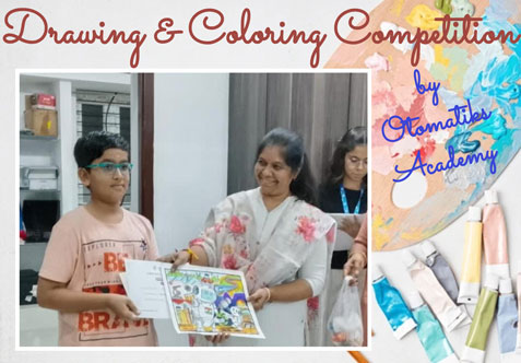 We are happy to share that our students participated in the Drawing & Coloring Competition conducted by Otomatiks Academy, Omalur, on Sunday, 7th September 2025