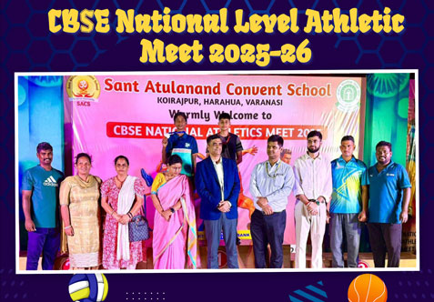 We are overjoyed to share a fantastic update from the CBSE National Level Athletic Meet 2025-26, which is currently being held at Sant Atulanand Convent School, Varanasi, Uttar Pradesh, from 10th to 13th September 2025.