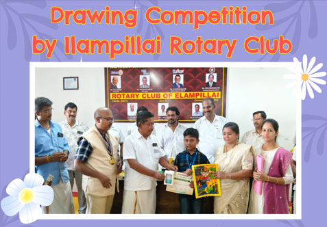 We are happy to share that Master P.R. Kriewen Kumar of Class IV participated in the Drawing Competition conducted by Ilampillai Rotary Club on Sunday, 5th October 2025, and won the Second Prize