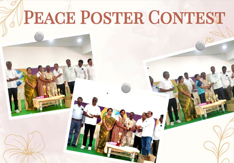 Our students participated in the “Peace Poster Contest” organised by the Lions Club of Panamarathupatti in association with Kongu Matriculation Higher Secondary School, Salem, on Friday, 31st October 2025.