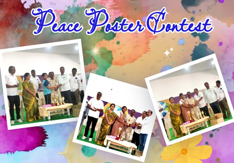 Our students participated in the “Peace Poster Contest” organised by the Lions Club of Panamarathupatti in association with Kongu Matriculation Higher Secondary School, Salem, on Friday, 31st October 2025.