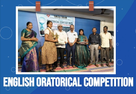On Friday, 14th November 2025, our students participated in the English Oratorical Competition conducted by YMCA, Salem as part of the Children’s Day celebrations.