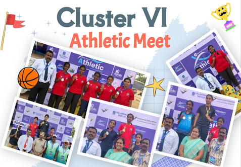 We are happy to share the outstanding performance of our students in the CBSE Cluster VI Athletic Meet 2025-26 held at Karur.