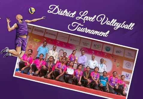 The District Level Volleyball Tournament was conducted on Friday, 9th January 2026, at Rasipuram, and was organised by the Muthayammal Educational Trust.
