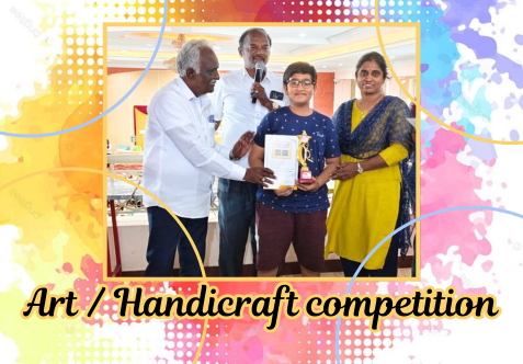 We are happy to share that our student K. A. Hanish of Class VII won First Prize in the Art / Handicraft competition conducted as part of the “செட்டிநாடு மகளிர் EXPO – 2026”, organized by Happy Events in association with VS Selva Maligai Jewellers. The competition was held at Chettinadu Mahal on 26.01.2026.