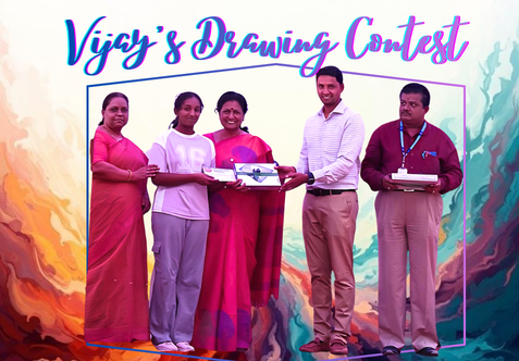 Our student B. Shahasra of Class VII–C has secured the Third Prize in Vijay’s Drawing Contest conducted by Sri Vijay Vidyalaya Matric Higher Secondary School, Dharmapuri, on 15th February 2026.