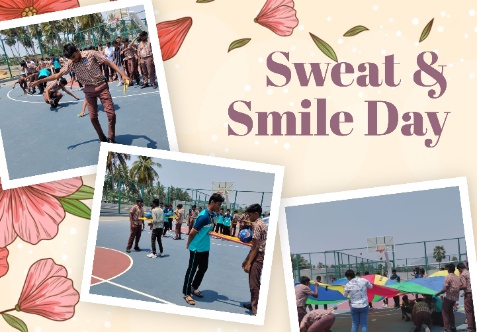 We conducted "Sweat & Smile Day" for Class XI students on 25th March 2026, Wednesday.  The physical activities sparked energy, teamwork, and enthusiasm.